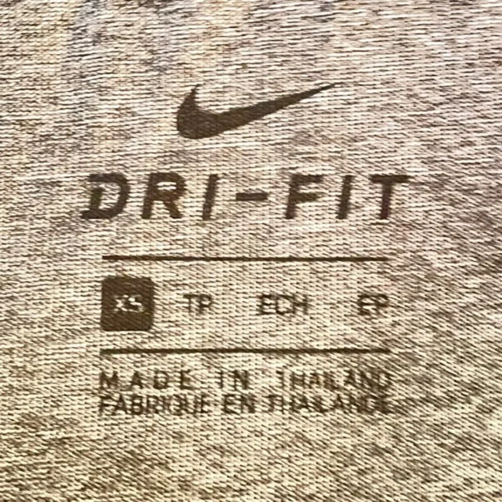 NIKE Dri-Fit 'Just Do It.' Gray Racerback Athletic Tank Top - Size XS